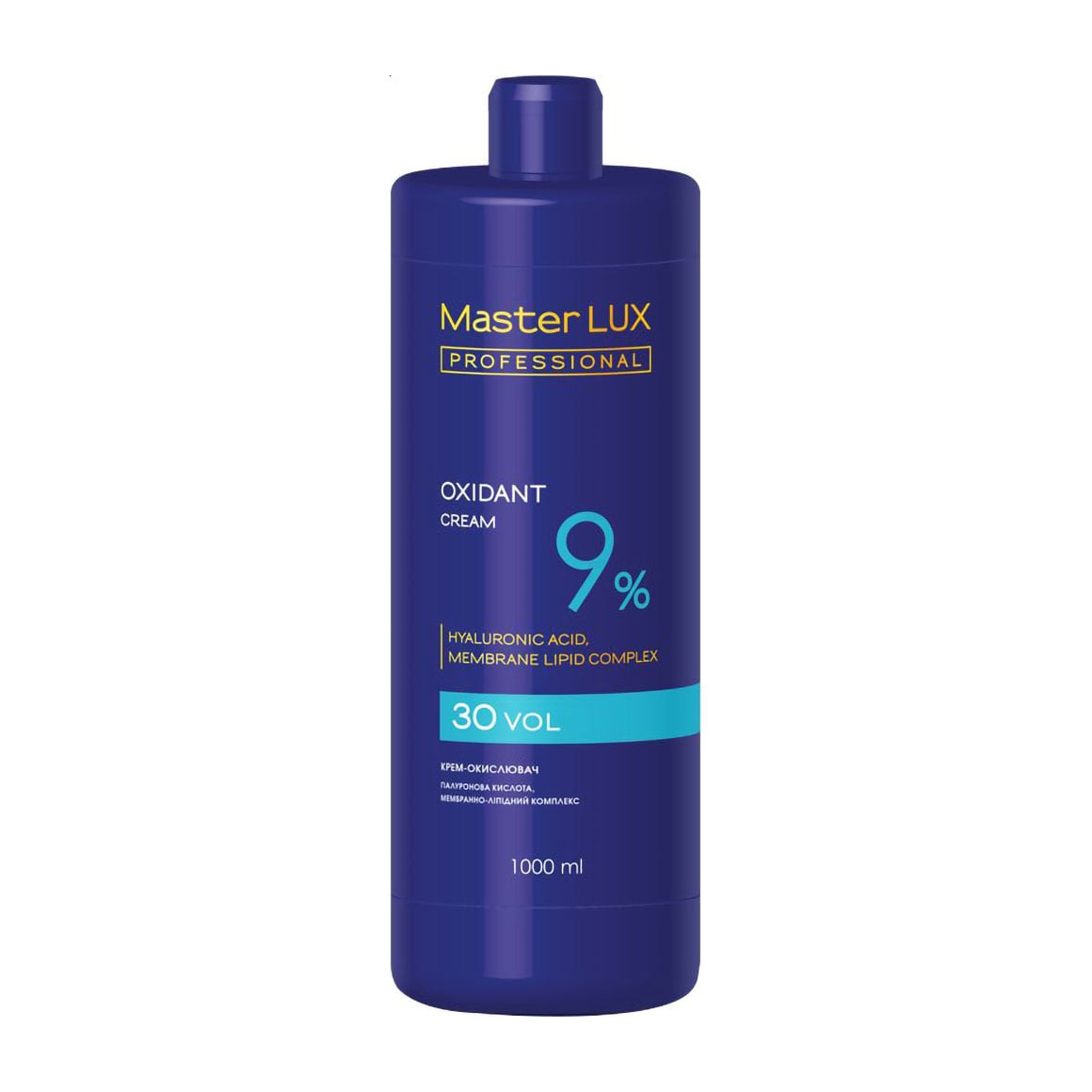 Крем-окислювач для фарби Master LUX Professional Oxidant Cream 9%, 30 Vol, 1 л